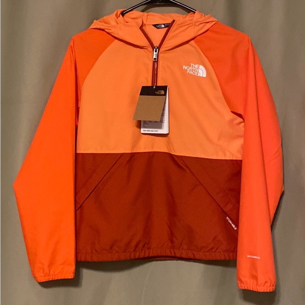The North Face Teen Amphibious STOW+ABLE WindWall Jacket size L (12) NWT